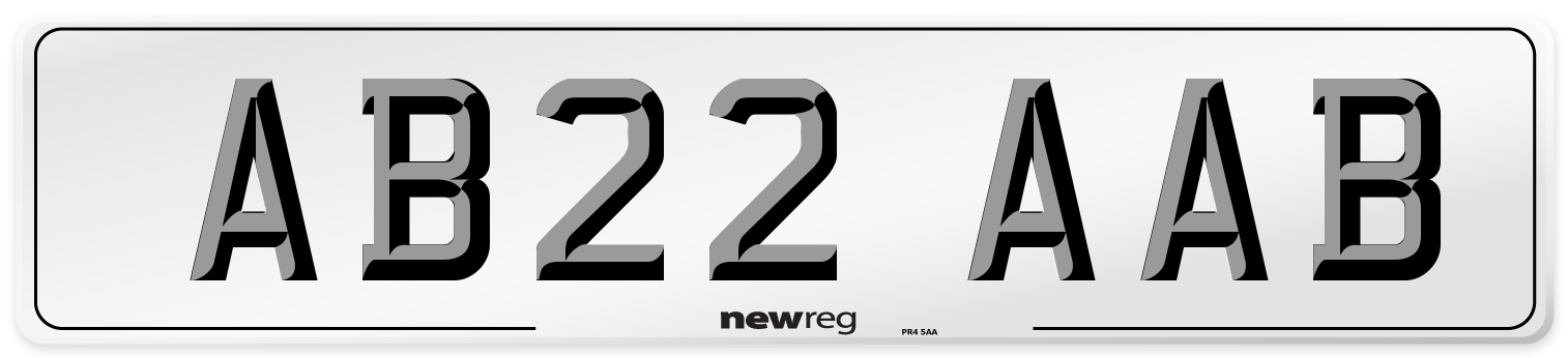 AB22 AAB Number Plate from New Reg